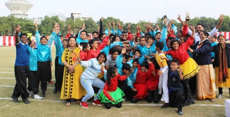Annual Sports Day-2019: "EBULLIENCE" held on 14th December,2019. Fr. Agnel School Beta-II, Pocket - F Greater Noida