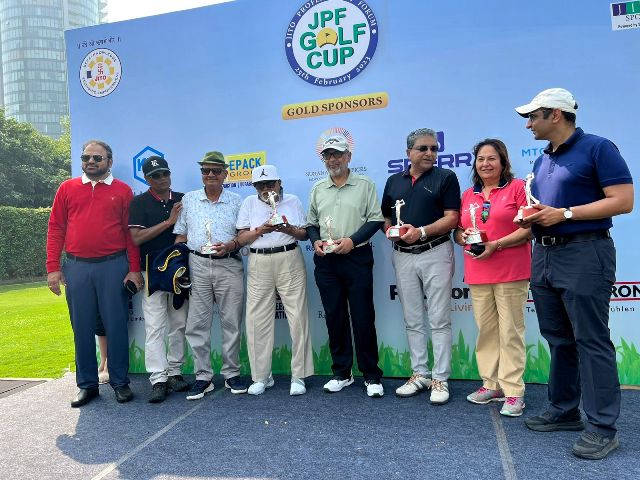 JPF Golf Cup Professionals participate with gusto