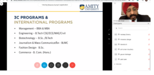 Amity University offering International & 3 C programs- a unique An opportunity to get global exposure  with foregn degree in this covid 19 crisis
