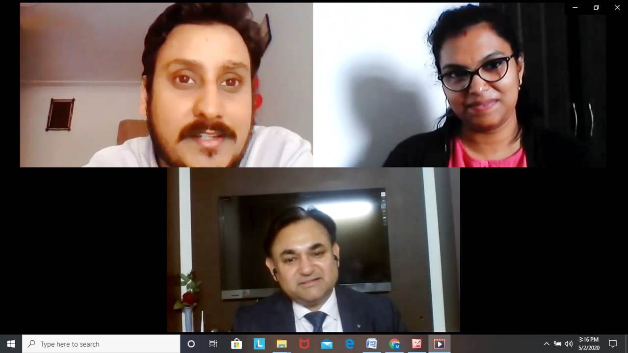 Webinar series at ITS Engineering College: FIRECHAT with Top HR leader