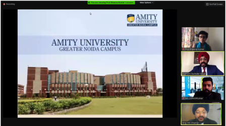 Amity University conducted an online career counselling session for students and their parents