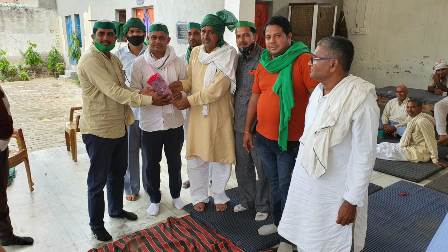 भाकियू टिकैत की बैठक आयोजित,स्थानीय समस्याओं पर विस्तार से हुई चर्चा