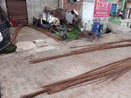 कबाड़े में बेचे जा रहे सरिया का नहीं हुआ खुलासा