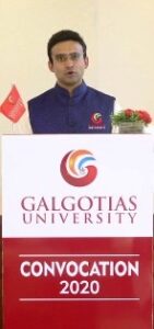 गलगोटिया विवि में आयोजित हुई पांचवां दीक्षांत समारोह, विद्यार्थियों को उपाधि देकर किया गया सम्मानित
