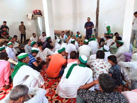 भाकियू टिकैत ने बिजली की समस्या का किया निस्तारण