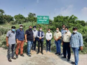 रोटरी क्लब ग्रेनो ने सफीपुर मोक्षधाम में कराई पानी की व्यवस्था, लगवाया दिशा सूचक बोर्ड