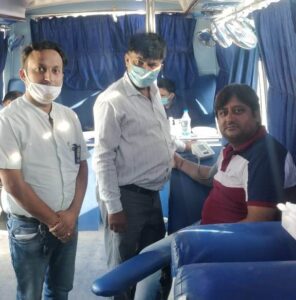 रोटरी क्लब ग्रेनो ने लगाया ब्लड डोनेशन कैंप, प्राधिकरण के अधिकारियों ने बढ़चढ़कर लिया हिस्सा