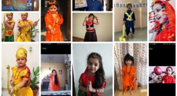 जी.डी. गोयनका में मनाया गया ऑन लाइन दशहरा महोत्सव, बच्चों ने बढ़चढ़कर लिया हिस्सा