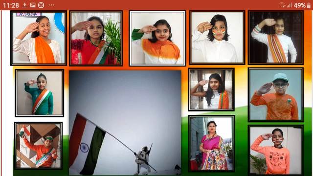 जीडी गोयनका के बच्चों ने ऑनलाइन मनाया गणतंत्र दिवस उत्सव
