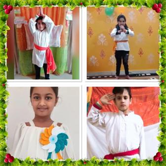 जे.एस. अकेडमी के बच्चों ने मनाया वर्चुअल गणतंत्र दिवस