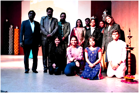 यूनाइटेड ग्रुप ऑफ इंस्टीट्यूशंस में नव्यागमन में मिस और मिस्टर फ्रेशर पार्टी