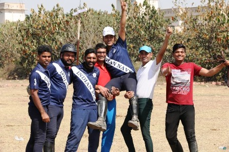 इंडियन नेवी के मोहित कुमार ने टेन्ट पेगिंग में जीता स्वर्ण