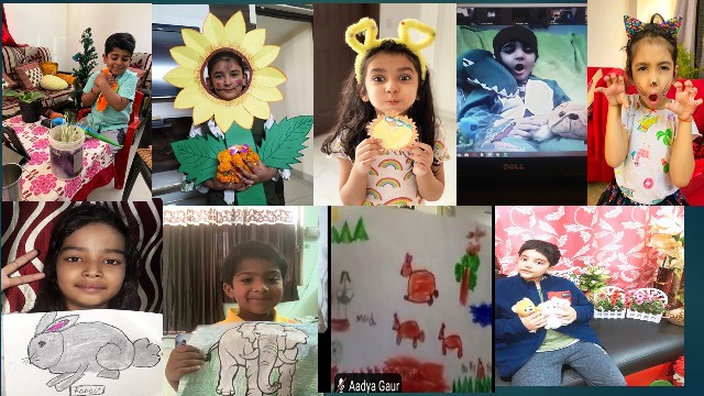जीडी गोयंका के बच्चों ने ऑनलाइन मनाया पृथ्वी दिवस का उत्सव