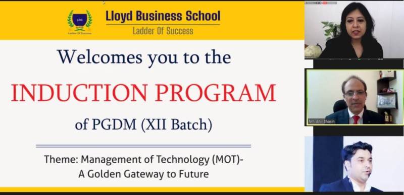 Orientation and Induction Program for PGDM 12th Batch at Lloyd Business School