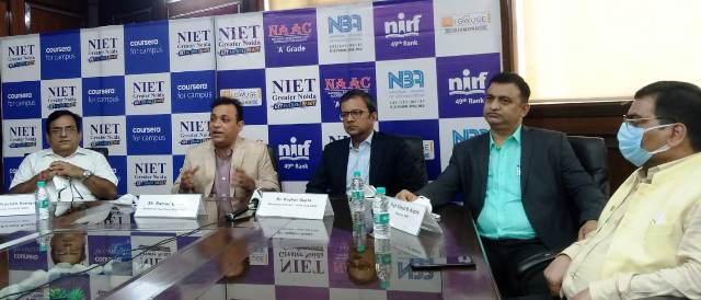 NIET, Greater Noida, brought a new revolution in the teaching process, online alliance with Coursera