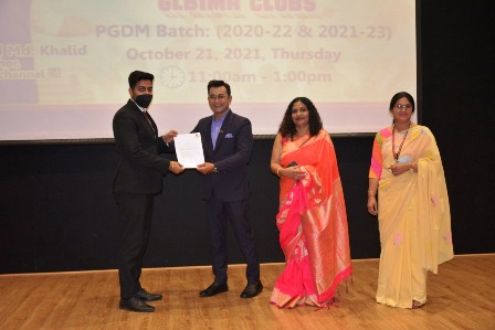 GL BAJAJ INSTITUTE OF MANAGEMENT AND RESEARCH PGDM INSTITUTE "ALCORATION CERTIFICATE" OF CLUB