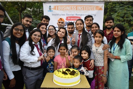 Children's Day celebrated with children at Eye Business Institute