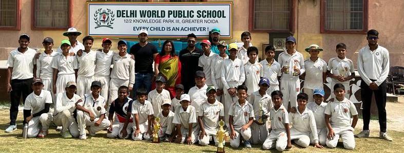 Ekdant Cricket Academy became the champion in the International Cricket Tournament organized in DWPS