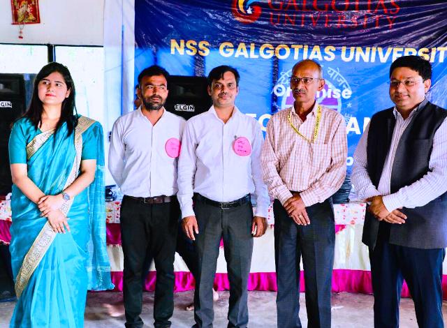 Participants learned moral lessons in Galgotia University's seven-day National Service Scheme program