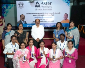 Smartphone distribution ceremony organized at Aster College of Education