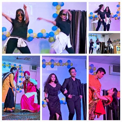 Cultural program in the farewell party of B.Tech final year students in GNIT