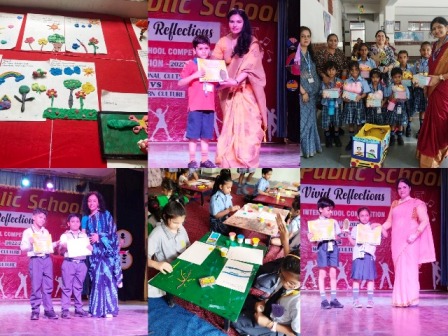 Children gave an enchanting performance in the Vivid Reflections of Holy Public School