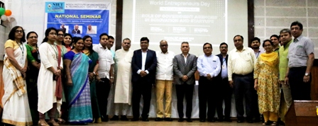 NIET organizes National Seminar on “Role of Government Agencies in Innovation and Startups”