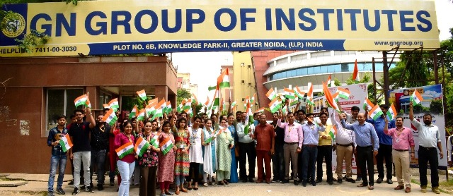 Tiranga yatra taken out in GN Group of Institute, enthusiasm shown among teachers and students