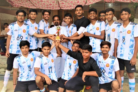 The competition between nine teams in the Zonal Football Tournament at St. Joseph's School,