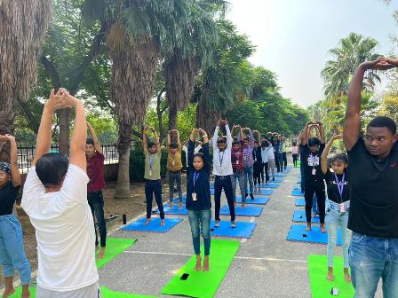 Organized Yoga session for newly admitted students of Polytechnic