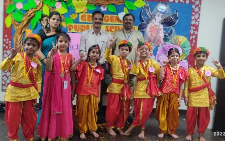 Children from many schools took part in the inter-school cultural festival of GD Goenka Public School