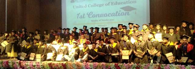 First convocation organized in UGI, happiness among students who got degree