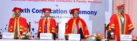 Convocation held at Army Institute..Degrees awarded to students of MBA 2018-19 batch