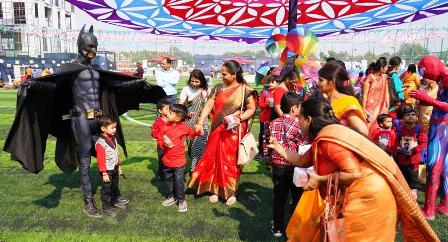 Sparsh Fiesta organized at Sparsh Global School, children participated with enthusiasm
