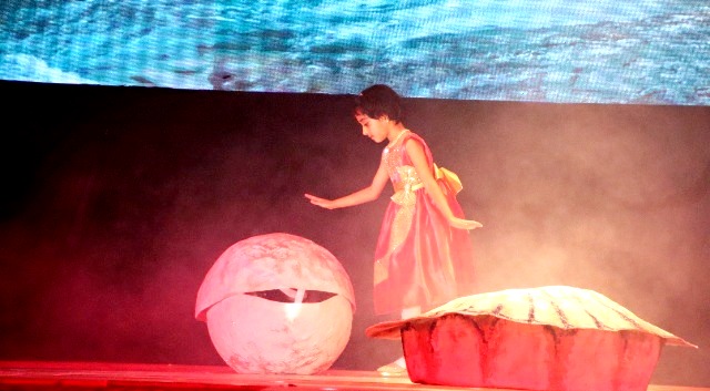 Children enthralled everyone with their performance at St.Joseph School's annual function