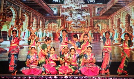 Children enthralled everyone with their performance at St.Joseph School's annual function