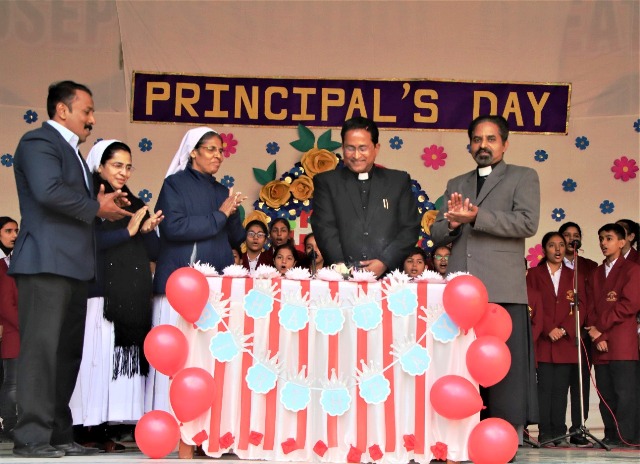 Principal's birthday was celebrated with pomp in St. Joseph's School