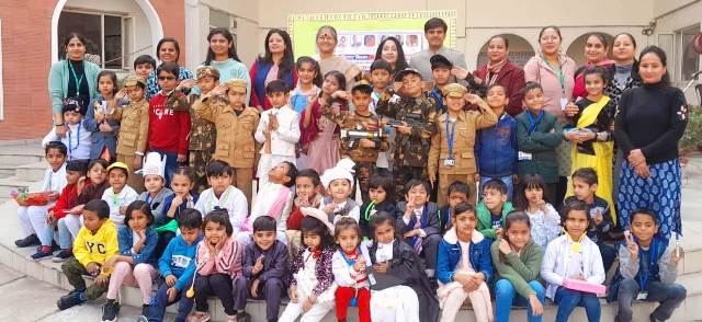 Fancy dress competition on Human Rights Day, little children came on the ramp wearing adorable dresses