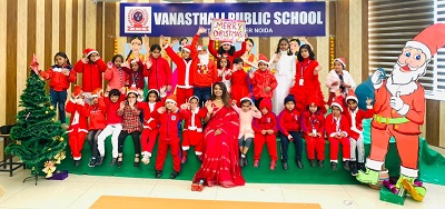 Christmas festival celebrated with pomp in Banasthali Public School