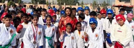 Karate Championship organized at Banasthali Public School Greater Noida Zeta-One