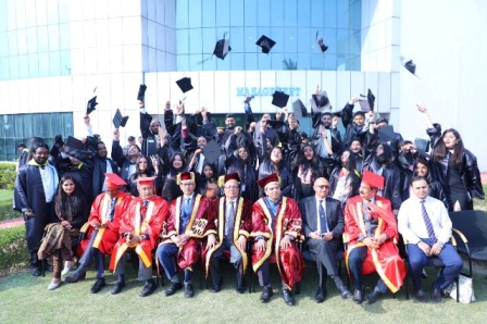 Convocation ceremony for PGDM students at Accurate Institute of Management and Technology