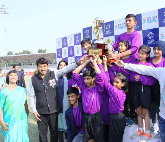 Greater Noida became overall champion in Ryan Annual Regional Athletic Championship