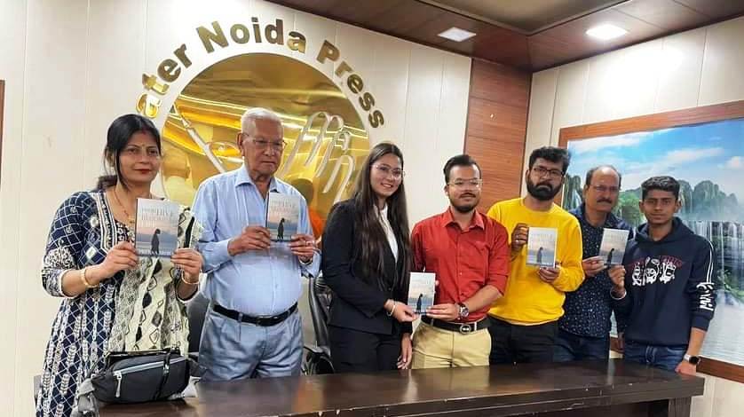 Book titled FROM HIVE TO A BLOOMING LIFE" released at Greater Noida Press Club