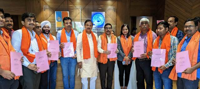 IEA entrepreneurs signed agreement with UPID Noida, MP Mahesh Sharma praised