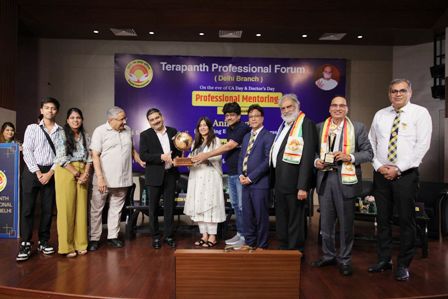 Terapanth Professionals Forum Delhi celebrated CA and Doctor's Day