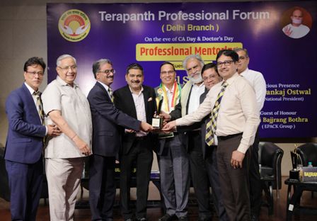 Terapanth Professionals Forum Delhi celebrated CA and Doctor's Day