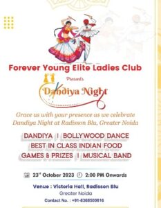 Dandiya will be organized during Navratri...to enjoy Dandiya Night in the city, see