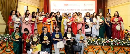 BCCM College honored women from different fields on International Women's Day.