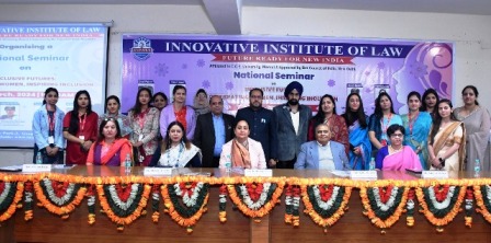 Encouraged women in International Women's Day program at Innovative Institute of Law College