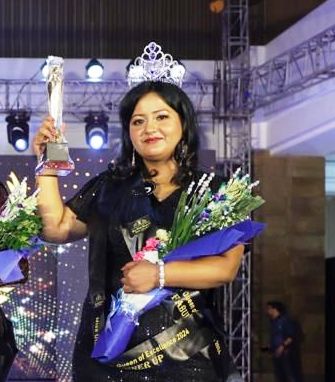 Sanchi Mishra of Prayagraj becomes runner up in Miss Uttar Pradesh Quinn competition